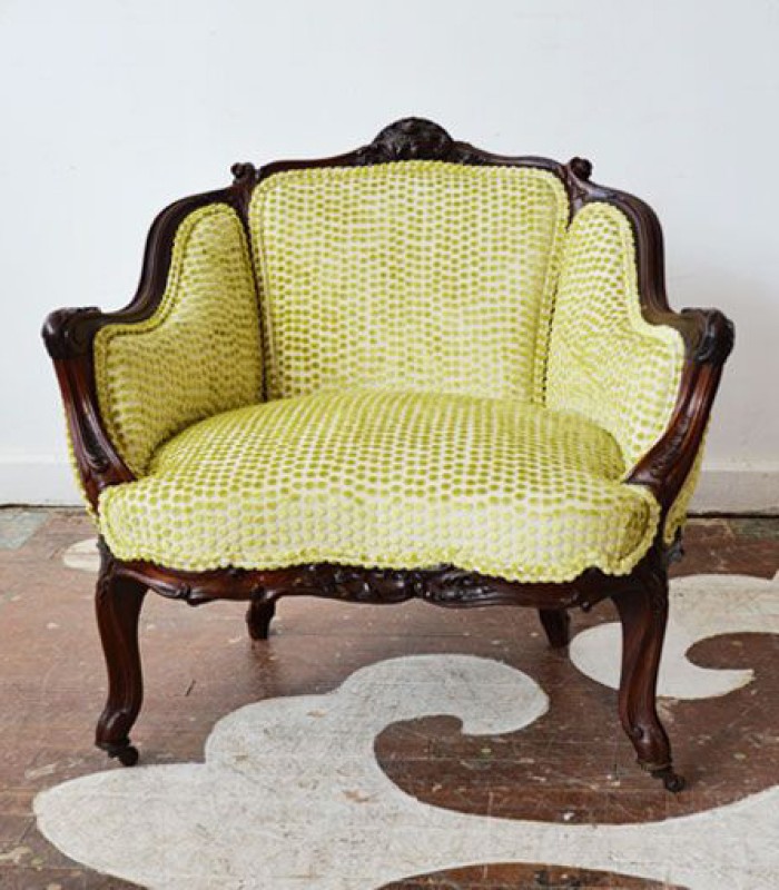 Обновление обивки кресла ДО и ПОСЛЕ