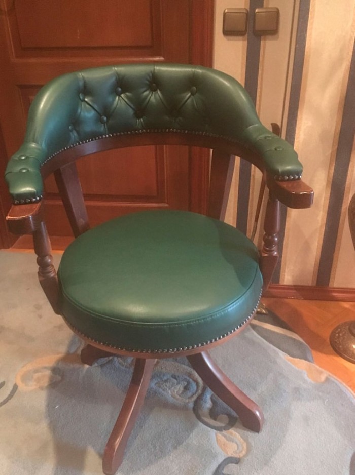 Перетяжка обивки кресла ПОСЛЕ