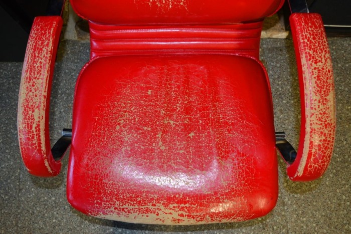 Перетяжка компьютерного кресла ДО и ПОСЛЕ