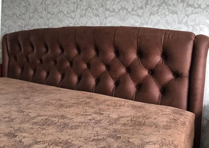 Перетяжка изголовья кровати-2522 ПОСЛЕ