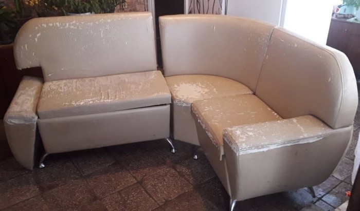 Перетяжка кухонного уголка-027 ДО