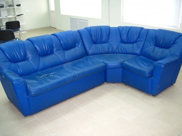 Перетяжка углового дивана ДО