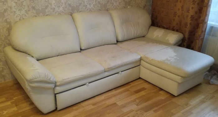 Перетяжка угловых диванов ДО