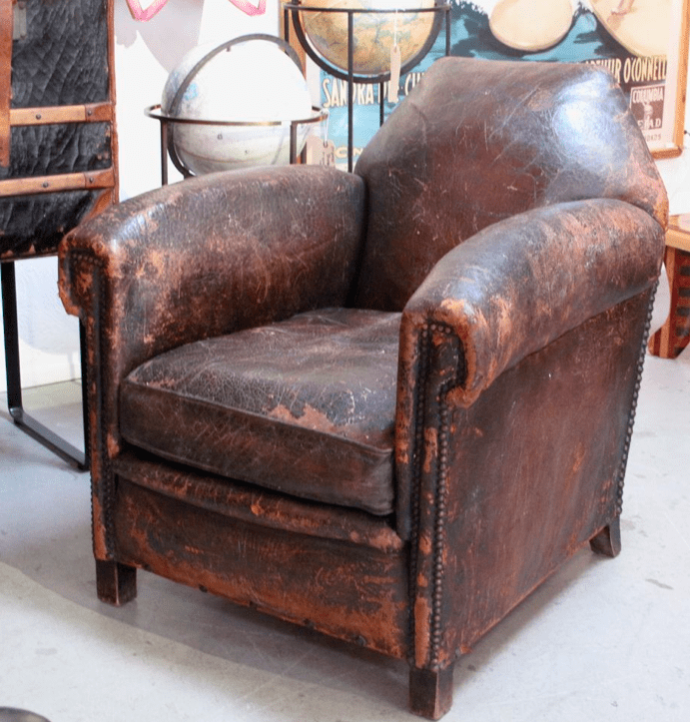 Протерлась кожа на кресле