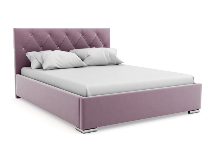 Каретная стяжка кровати со стразами-пуговицами