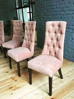 Ремонт стульев с обивкой из ткани для кухни